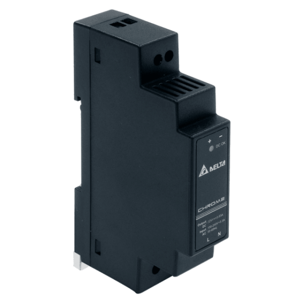 Delta DIN Rail 12V/0.83A, CHROME, , II klasa ochronnoĹ›ci DRC-12V10W1AZ