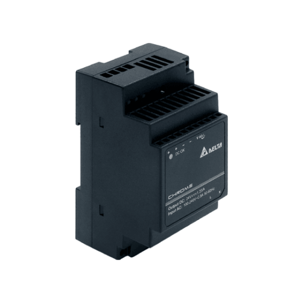 Delta DIN Rail 24V/1,25A, CHROME, , II klasa ochronnoĹ›ci DRC-24V30W1AZ