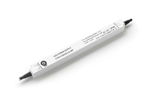 zasilacz LED 24V/6,25A CV, IP66 slim plastic case FTPC150V24-S-WP