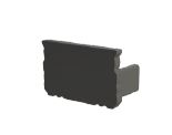 czarna zaślepka GLS2 endcap black AL12-GLS2-AB-EC