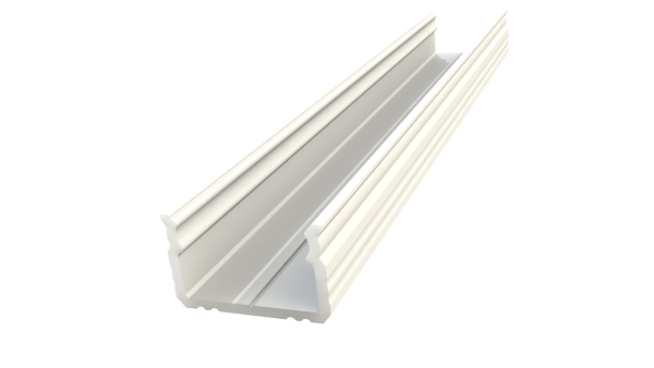 Nawierzchniowy profil ALU biały lakier 9x16mm 2010mm SURFACE white lacquer AL12-GLS2-LW-2020