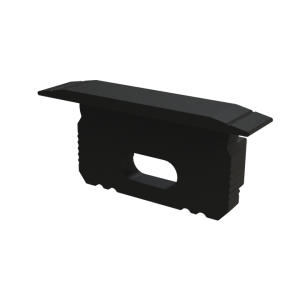 czarna zaślepka z otworem GLG2 endcap black with hole AL12-GLG2-AB-EC-O