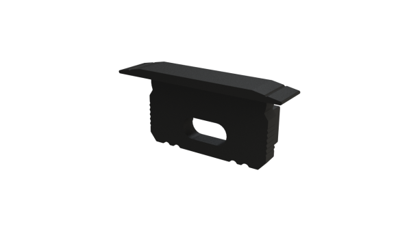 czarna zaślepka z otworem GLG2 endcap black with hole AL12-GLG2-AB-EC-O