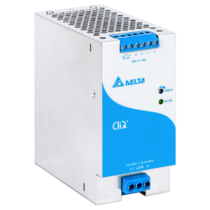Delta DIN Rail 24V/10A, CLIQ II, High efficiency, Uin=180-550VAC DRP-24V240W2BN