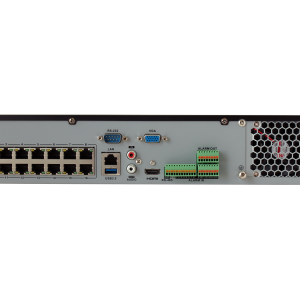 Rejestrator NVR, 16x kan, VGA/HDMI, 4K, H.265+, 4xSATA, 16x PoE NVR-1644KP16