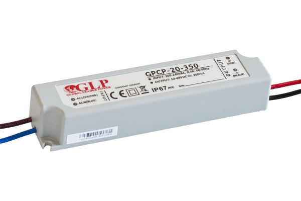 Driver prądowy 700mA/9-30V, CC,PFC, IP67 plastic GPCP-20-700