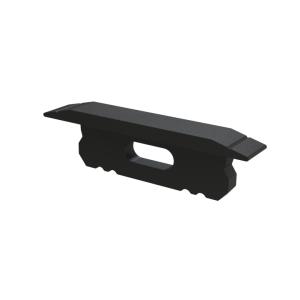 czarna zaślepka z otworem GLG1 endcap black with hole AL12-GLG1-AB-EC-O