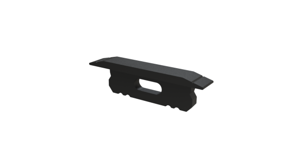 czarna zaślepka z otworem GLG1 endcap black with hole AL12-GLG1-AB-EC-O