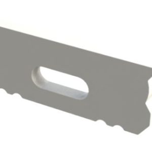 biała zaślepka z otworem GLS1 endcap white with hole AL12-GLS1-LW-EC-O