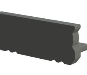 czarna zaślepka GLS1 endcap black AL12-GLS1-AB-EC