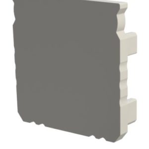 biala zaślepka GLS3/GLG5 endcap white AL12-GLS3-LW-EC