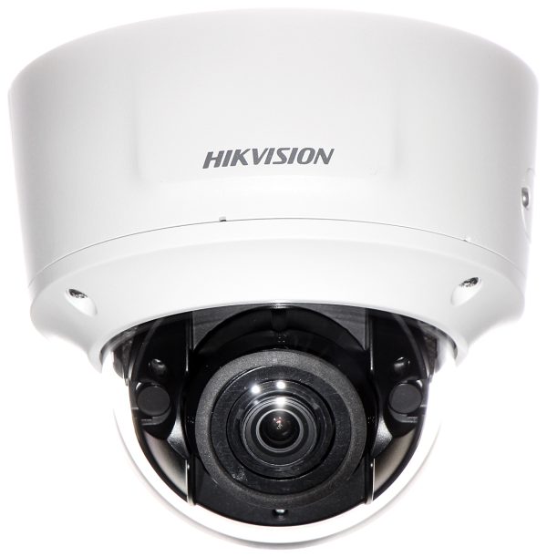 Kamera IP 8MPX, MOTO 2,8-12mm, IR 10m, Kopułka IK10,  trzy strumienie WDR: 120dB, 3D DNR, BLC, t... DS-2CD2785FWD-IZS (2.8-12mm)(B)