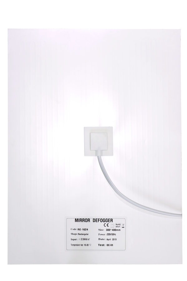 Mirrors defogger 40 x 30 cm, 230VAC, PET (Dupont), 0.12 m2 DFG-4030
