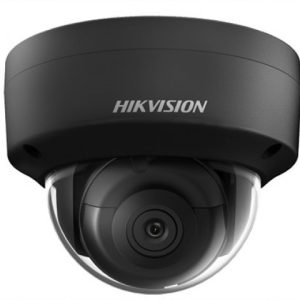 Kamera IP 8MPX, 2,8mm, IR 30m, Kopułka IK10 czarna obudowa,  trzy strumienie, WDR: 120dB, 3D DNR... DS-2CD2185FWD-I (BLACK)(2.8mm)