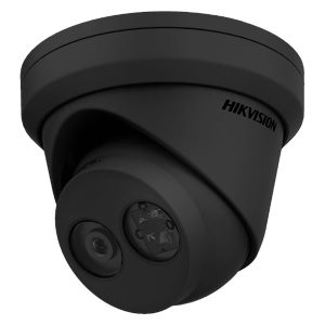 Kamera IP 2MPX, 2,8mm, IR 30m, Turret IK10 czarna obudowa, trzy strumienie, WDR: 120dB, 3D DNR, ... DS-2CD2323G0-I (BLACK)(2.8mm)