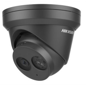 Kamera IP 4MPX, 2,8mm, IR 30m, Turret czarna obudowa,  trzy strumienie, WDR: 120dB, 3D DNR, BLC,... DS-2CD2345FWD-I (BLACK)(2.8mm)