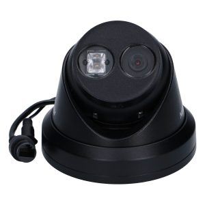 Kamera IP 4MPX, 2,8mm, IR 30m, Turret IK10 czarna obudowa, trzy strumienie, WDR: 120dB, 3D DNR, ... DS-2CD2343G0-I (BLACK)(2.8mm)