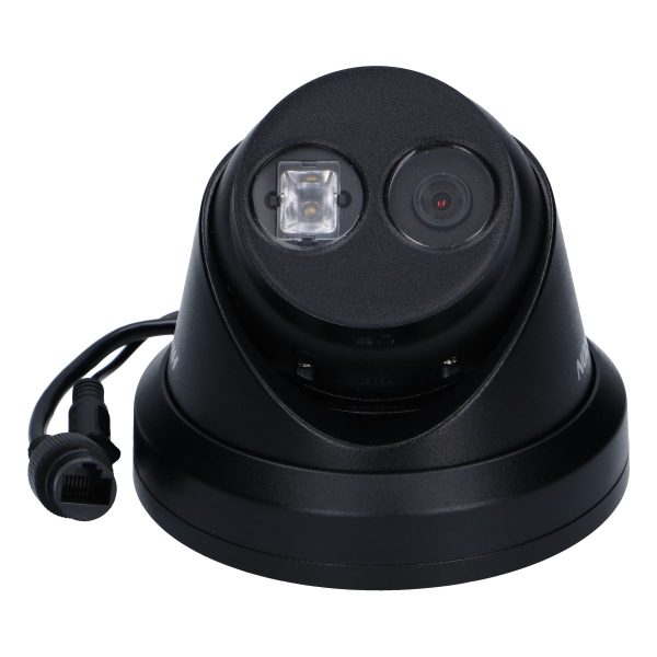 Kamera IP 4MPX, 2,8mm, IR 30m, Turret IK10 czarna obudowa, trzy strumienie, WDR: 120dB, 3D DNR, ... DS-2CD2343G0-I (BLACK)(2.8mm)