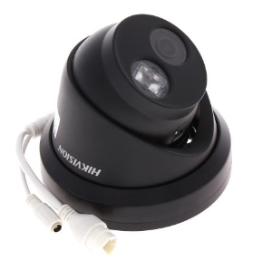 Kamera IP 2MPX, 2,8mm, IR 30m, Turret czarna obudowa,  trzy strumienie, WDR: 120dB, 3D DNR, BLC,... DS-2CD2325FWD-I (BLACK)(2.8mm)