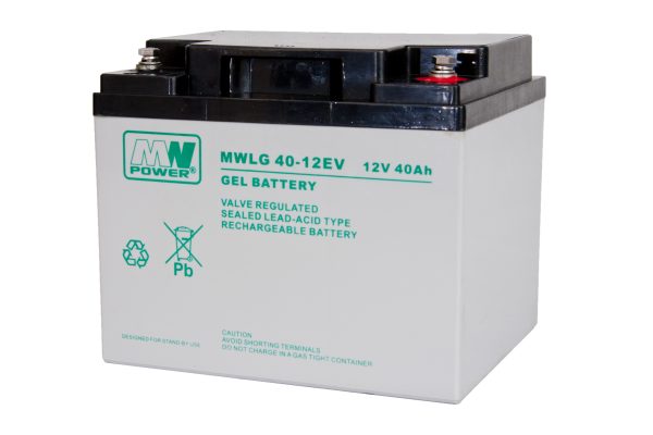 akumulator MWLG 40-12EV (12V-40Ah, GEL-PVC) MWLG 40-12EV