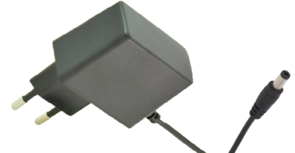 Zasilacz POSC 12V/0.5A/6W, adapter czarny, gniazdo AC:CEE 7/16. wtyk 2.1x5.5mm prosty POSC12050A