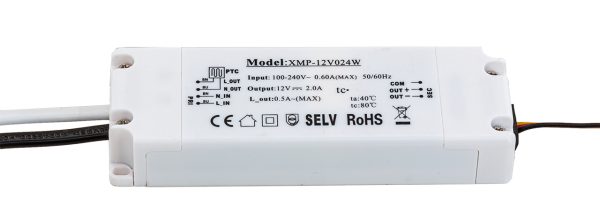 LED power supply 12VDC/2A + relay within XMP-12V024W