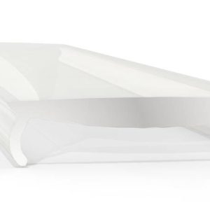 Profesjonalna przesłona z poliwęglanu, kolor mleczny (professional PC cover) MILK 1000mm AL12-COV-ML-PC-1000