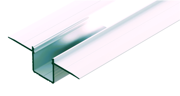 Architektoniczny podtynkowy profil ALU biały lakier 12,5x16mm 1000mm DRYWALL white lacquer AL12-GLG5-LW-1000