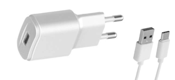 Zasilacz wtyczkowy 5V/2A/10W, czarny, adapter wertykalny, gniazdo AC:CEE7/16. gniazdo DC: USB-C POS05200A-WH-USB-C