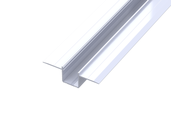 Architektoniczny podtynkowy profil ALU biały lakier 12,5x16mm 3030mm DRYWALL white lacquer AL12-GLG5-LW-3000