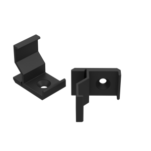 Uchwyt czarny do profili GLC1 black clips Al12-GLC1-AB-MB