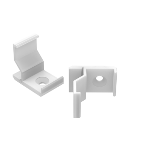 Uchwyt biały do profili GLC1 white clips Al12-GLC1-LW-MB