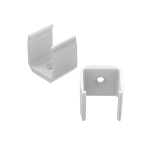 Uchwyt biały do profili GLS3 white clips AL12-GLS3-LW-MB