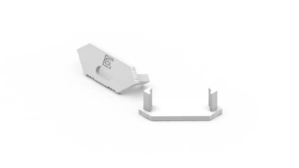 biala zaślepka GLC2 endcap white AL12-GLC2-LW-EC