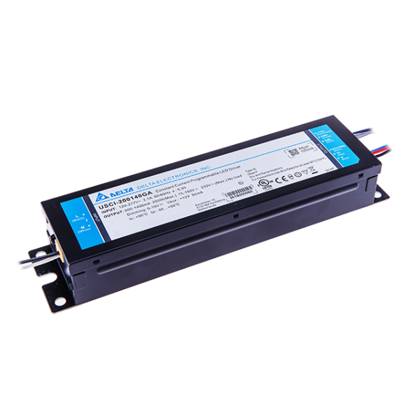 indoor CC driver 150W 600~1400mA/72~214V, class I, programmable USCI-150140GC