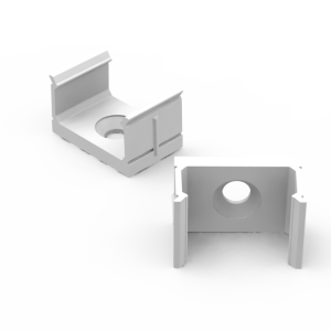 Uchwyt biały do profili GLS1 white clips AL12-GLS1-LW-MB