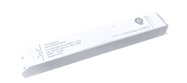 Zasilacz LED 24V/5A CV, plastic case FTPC120V24-PL