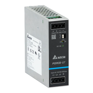 Delta DIN Rail 24V/5A, FORCE-GT, high efficency, high power density, 3Ph input DRF-24V120W3GBA