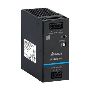 Delta DIN Rail 48V/10A, FORCE-GT, high efficency, high power density DRF-48V480W1GBA