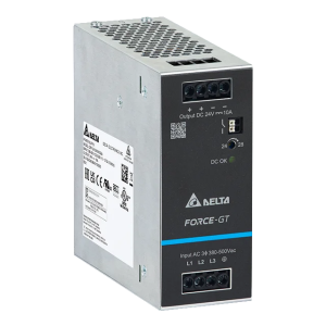 Delta DIN Rail 24V/10A, FORCE-GT, high efficency, high power density, 3Ph input DRF-24V240W3GBA