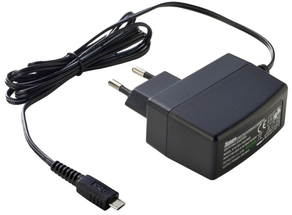 Plug Power Supply [SYS1381N-1205-W2E] 5V 2,4A 12W (Europe micro USB) 2wc 1.4m (4.5ft) SYS1381N-1205-W2E-MICROUSB