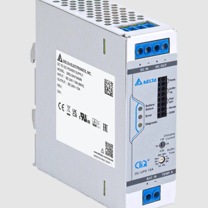 Delta DIN Rail, CLIQ M, DC UPS Battery Charger 10A DRU-24V10AMN