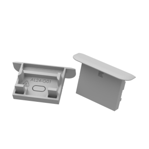 szara zaślepka AL24-G01 endcap grey AL24-G01-AS-EC