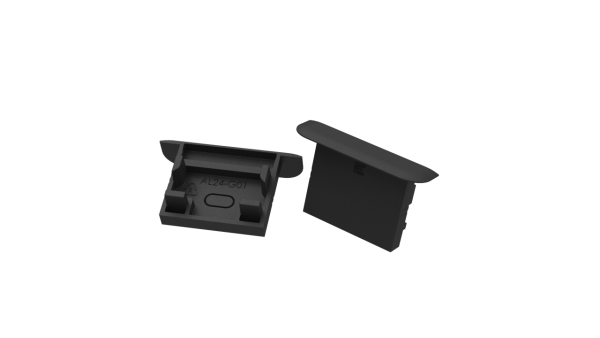 czarna zaślepka AL24-G01 endcap black AL24-G01-AB-EC