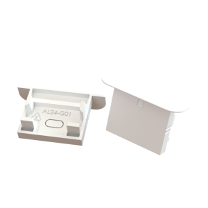 biała zaślepka AL24-G01 endcap white AL24-G01-LW-EC