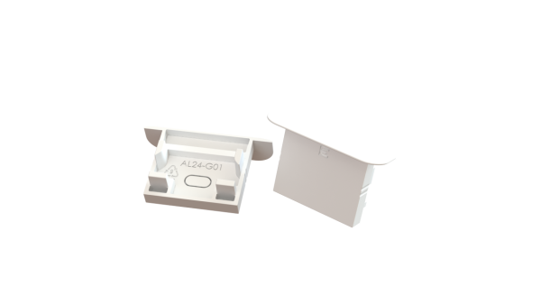 biała zaślepka AL24-G01 endcap white AL24-G01-LW-EC